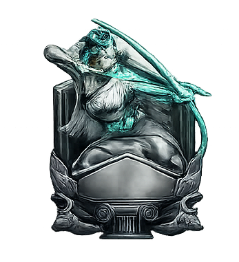 Silver rank badge